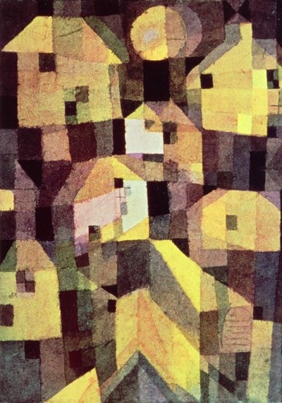Evlerin Soyut Kompozisyonu by Paul Klee