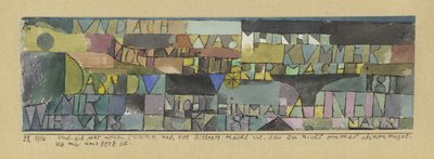 Ah, kalbimin duygularından şüphelenmeye bile tenezzül etmezken acım nasıl daha da şiddetleniyor? by Paul Klee