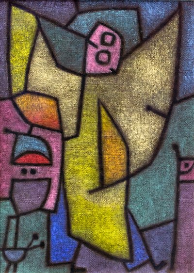 Angelus militans by Paul Klee