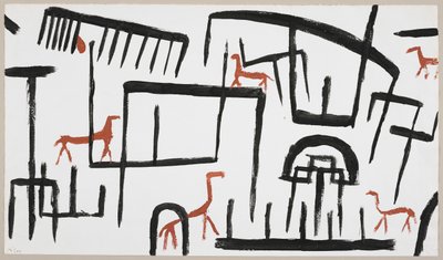 Muhafaza İçindeki Hayvanlar by Paul Klee