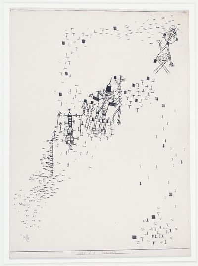 yoldan çıkmış by Paul Klee