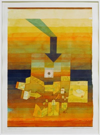 Etkilenen yer by Paul Klee