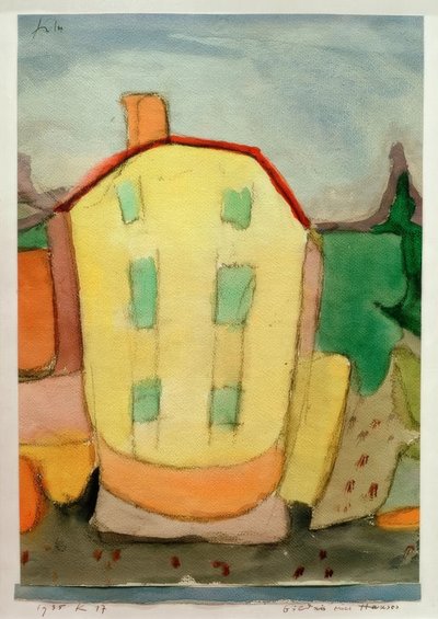 Bir evin portresi by Paul Klee
