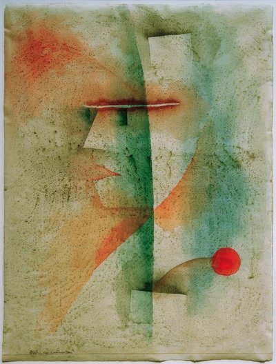 Kostümlü bir adamın portresi by Paul Klee