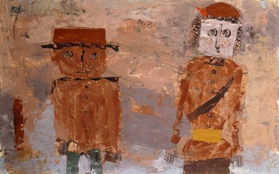 Hayatın Sonbaharında Gelin ve Damat; Gelin ve damat hayatın sonbaharında by Paul Klee
