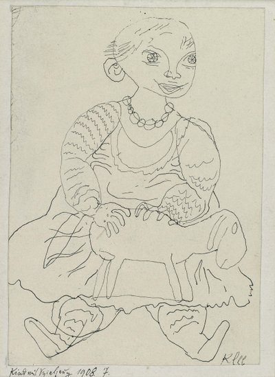 Oyuncaklı Çocuk by Paul Klee