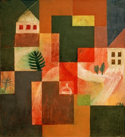 Koral ve manzara by Paul Klee