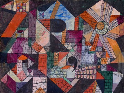 Şehir R, 1919. by Paul Klee