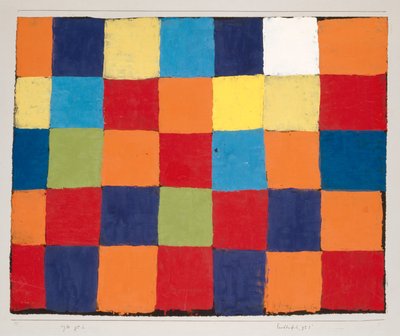 Renk Tablosu Qu 1, 1930. by Paul Klee