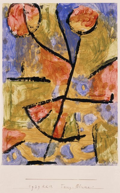 dans çiçeği; dans çiçeği by Paul Klee