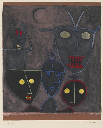 Şeytani Kuklalar, 1929 by Paul Klee