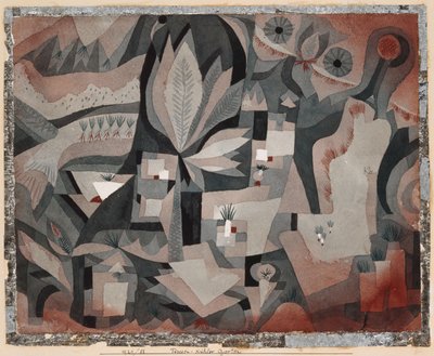 Kuru-Soğuk Bahçe, 1921. by Paul Klee