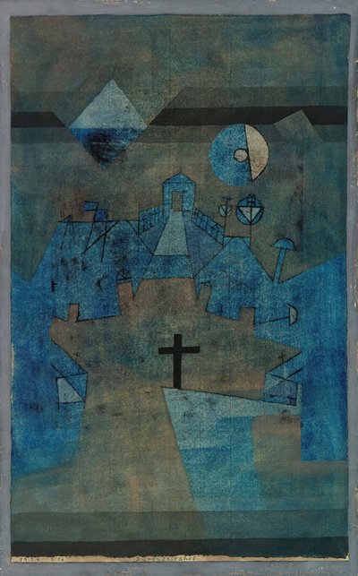 Dünenfriedhof Kum Tepeleri Mezarlığı, 1924. by Paul Klee