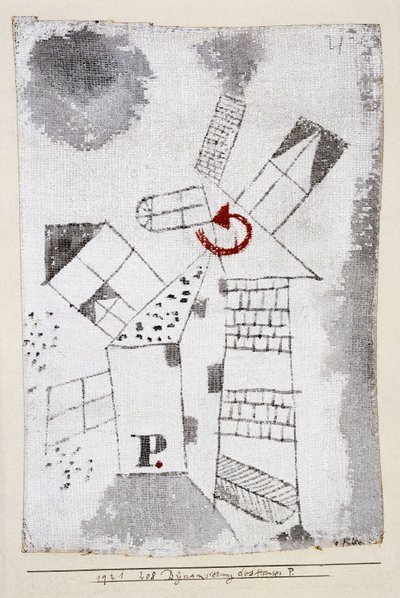 Evlerin Dinamizasyonu P.; Evin dinamizmi P by Paul Klee
