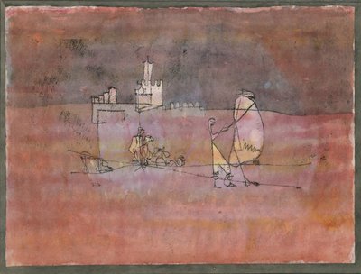 Bir Arap Kasabasından Önce Bölüm, 1923 by Paul Klee