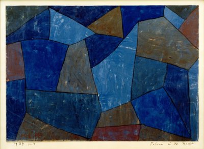 Geceleri kayalar by Paul Klee