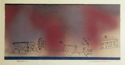 Kışın bayram günü by Paul Klee