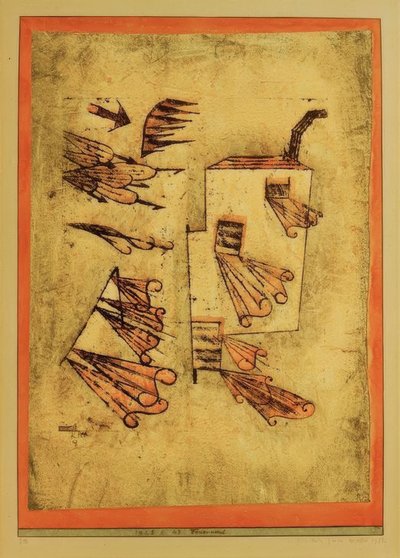 Yangın rüzgarı by Paul Klee