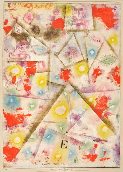 Hatıra sayfası E, Klee, Paul (1879-1940) by Paul Klee