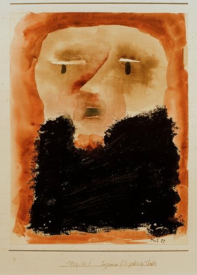 Grotesk tiyatro için heykelcik by Paul Klee