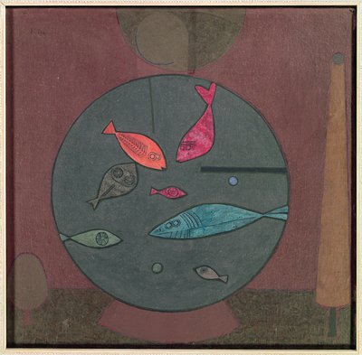 Bir daire içinde balık by Paul Klee