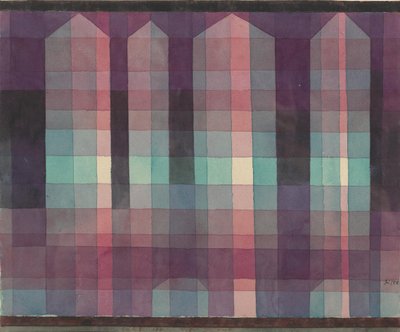 Dört Kule, 1923. by Paul Klee