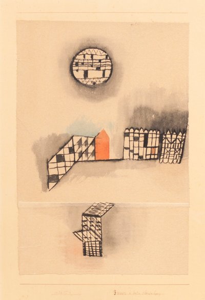 sabit bölümdeki talip by Paul Klee