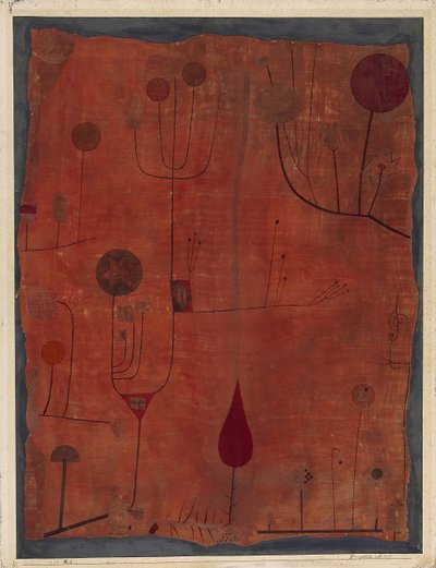 Kırmızı Meyveler, 1930. by Paul Klee