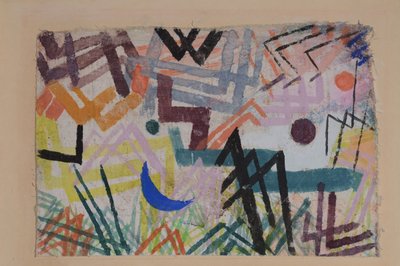 Lech Landscape kuvvetlerinin oyunu, 1917. by Paul Klee