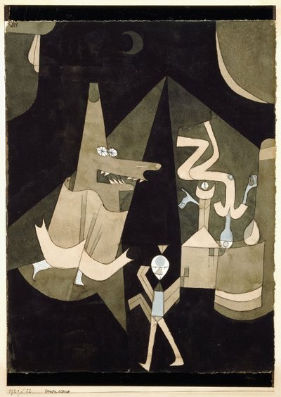 Hexen sahnesi by Paul Klee