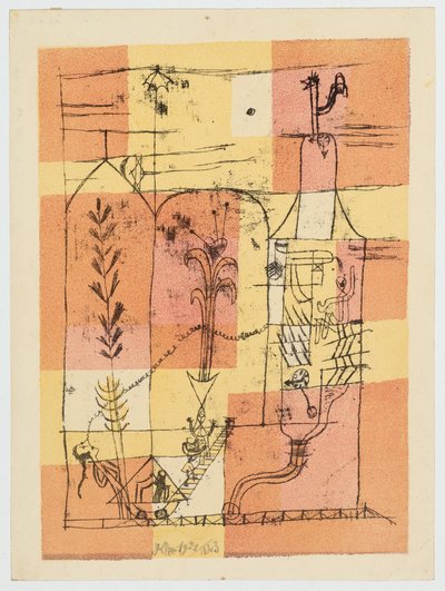 Hoffmannesk sahnesi, 1921. by Paul Klee