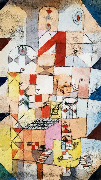 Evin içi, 1919 dolayları by Paul Klee