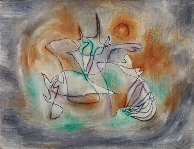 uluyan köpek by Paul Klee
