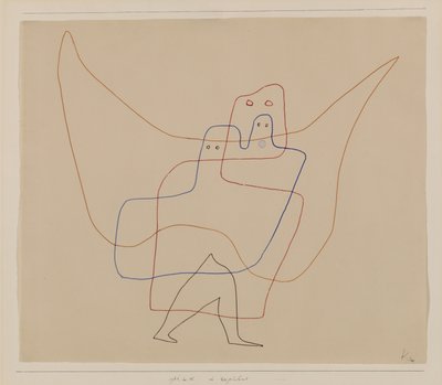 Meleklerin Bakımında, 1931. by Paul Klee