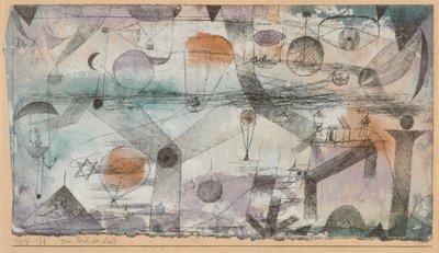Hava Aleminde, 1917. by Paul Klee