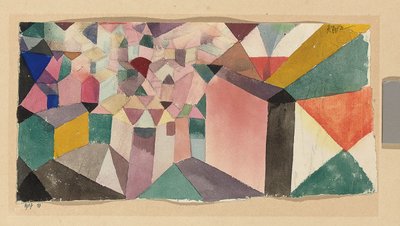 Bir Şehre Bakış; bir şehre bakış by Paul Klee