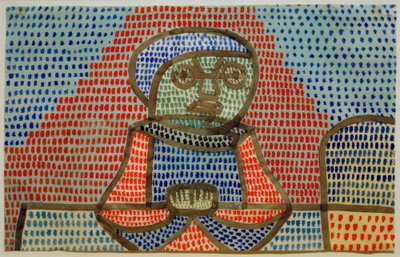 çocuk masada by Paul Klee