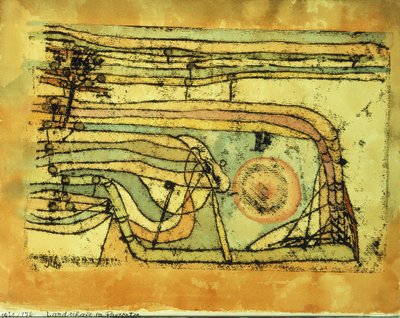 Pankenton'da Manzara by Paul Klee