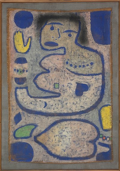 Yeni ayda aşk şarkısı. 1939 by Paul Klee