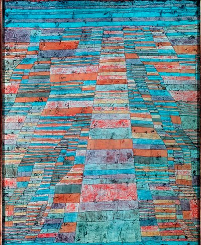 Ana yol ve yan yollar Tablo Paul Klee (1879-1940) 1929 Paz. 83x67 cm Köln, Ludwig Müzesi by Paul Klee
