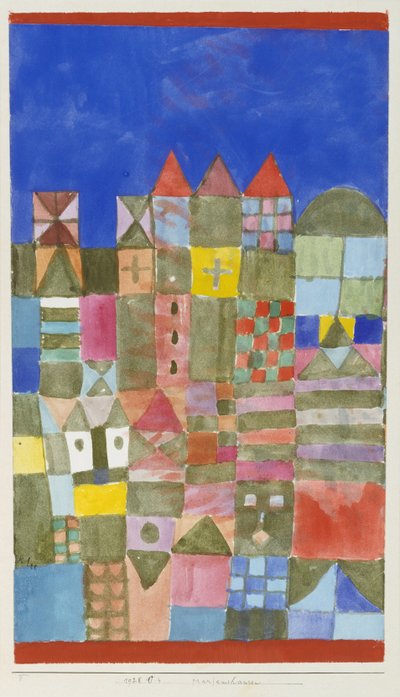 Meryem'in Evi by Paul Klee