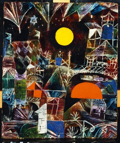 Ayın Doğuşu - Gün Batımı by Paul Klee