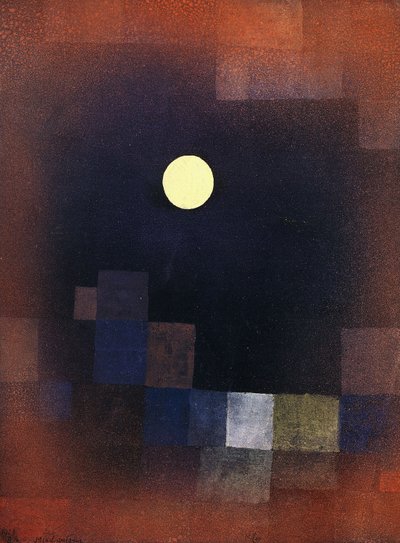 ayın doğuşu; Mondaufgang by Paul Klee