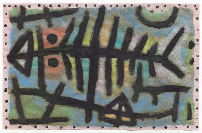 Çamur-odun balığı-balık (Schlamm Assel Fisch) by Paul Klee