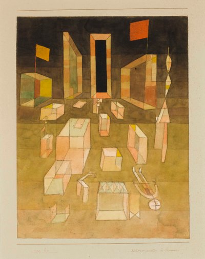 Uzayda Kompozisyonsuz, Uzayda Kompozisyonsuz, 1929. by Paul Klee