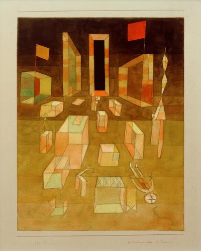 Uzayda birleştirilmemiş by Paul Klee