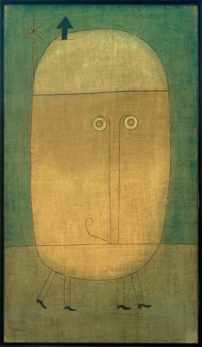 Paul Klee, Korkunun Maskesi / Resim, 1932 by Paul Klee