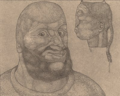 Perseus Wit kedere galip geldi [Perseus-Beynin Bedene Karşı Zaferi], 1904. by Paul Klee