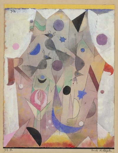 Farsça Bülbüller (Farsça Bülbüller) by Paul Klee