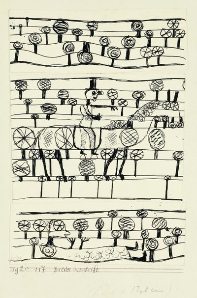 piktografi; Resimler yazıt by Paul Klee